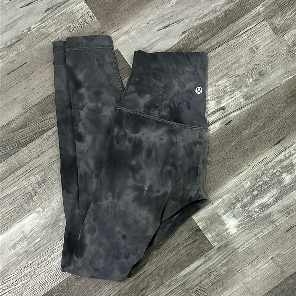 Lululemon Black Tie-Dye Leggings